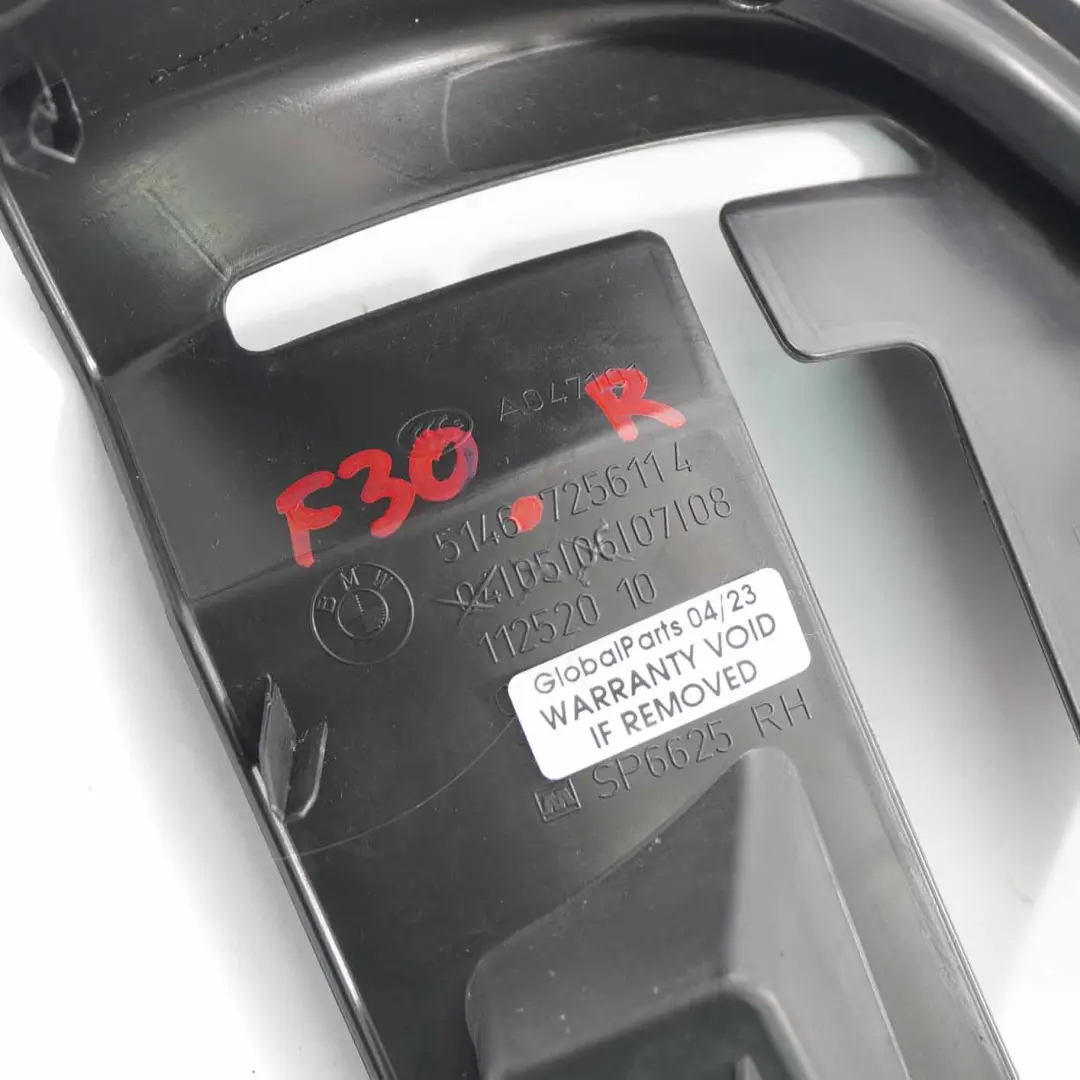 BMW F30 F80 M3 Osłona Pasa Prawy Tył 7256114 - SKU 7287102 - Numer Części 7287102