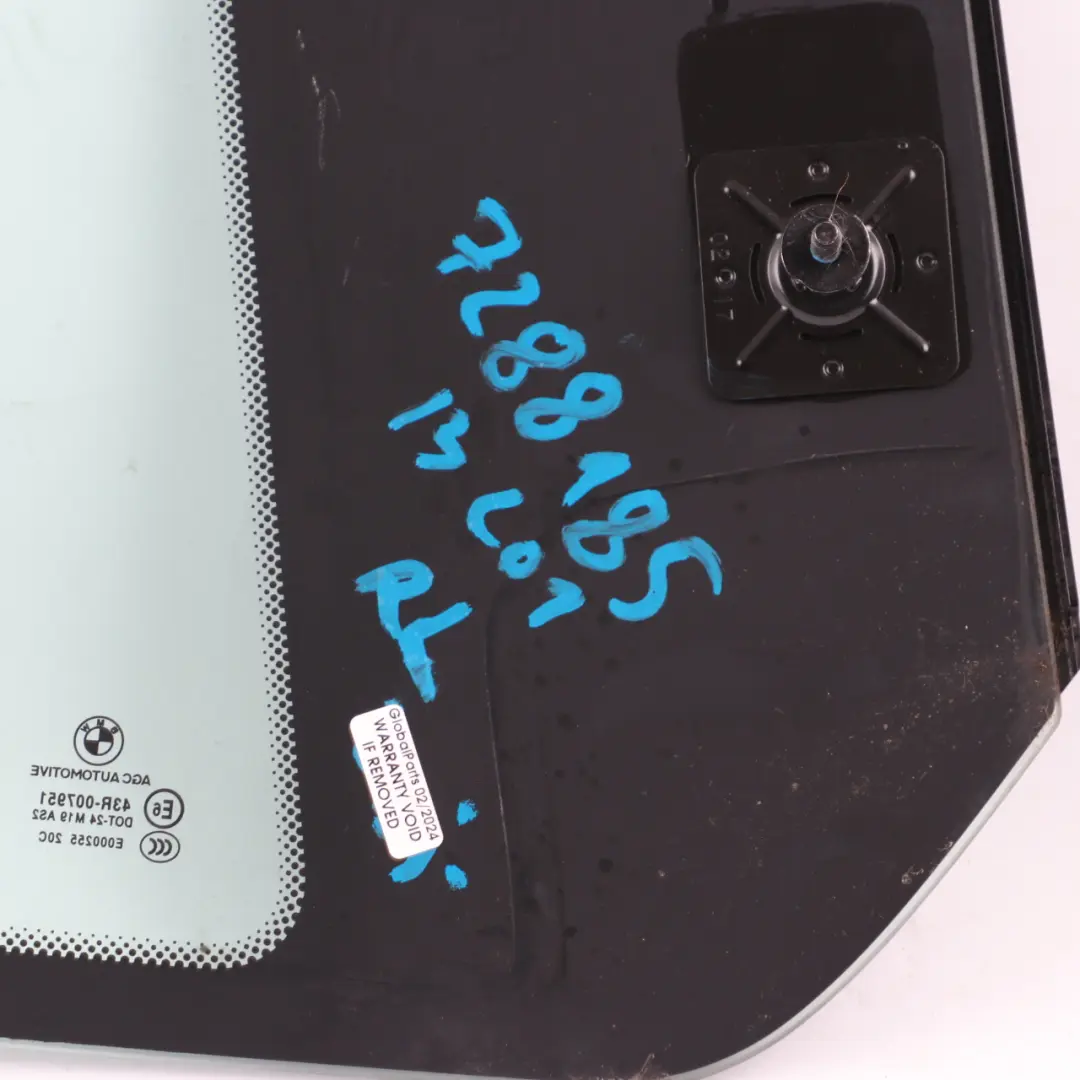 Window Glass BMW i3 I01 Mega City Vehicle Door Rear Left Side N/S AS2 to with Part number 7288185 Window Glass BMW i3 I01 Mega City Vehicle Door Rear Left Side N/S AS2 - SKU 7288185 - Part number 7288185