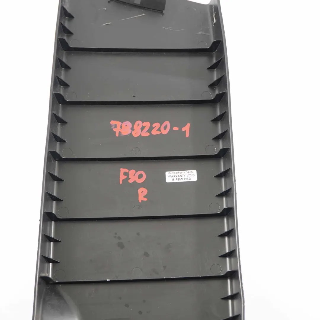  B-Säulen Abdeckung BMW F30 F31 F80 M3 Untere Verkleidung Rechts Schwarz 7221002 - SKU 7288220-1 - Teilenummer 7288220
