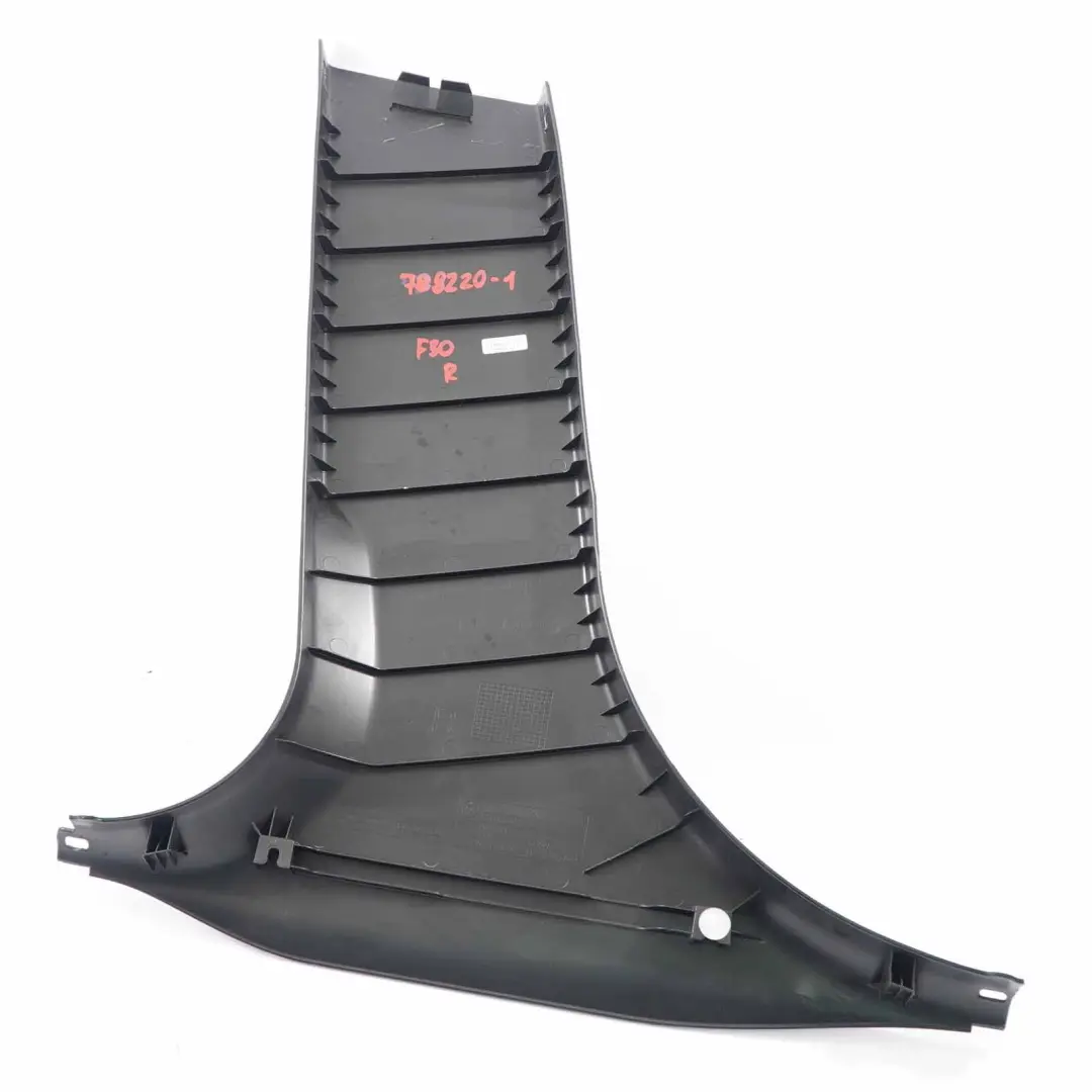  B-Säulen Abdeckung BMW F30 F31 F80 M3 Untere Verkleidung Rechts Schwarz 7221002 - SKU 7288220-1 - Teilenummer 7288220