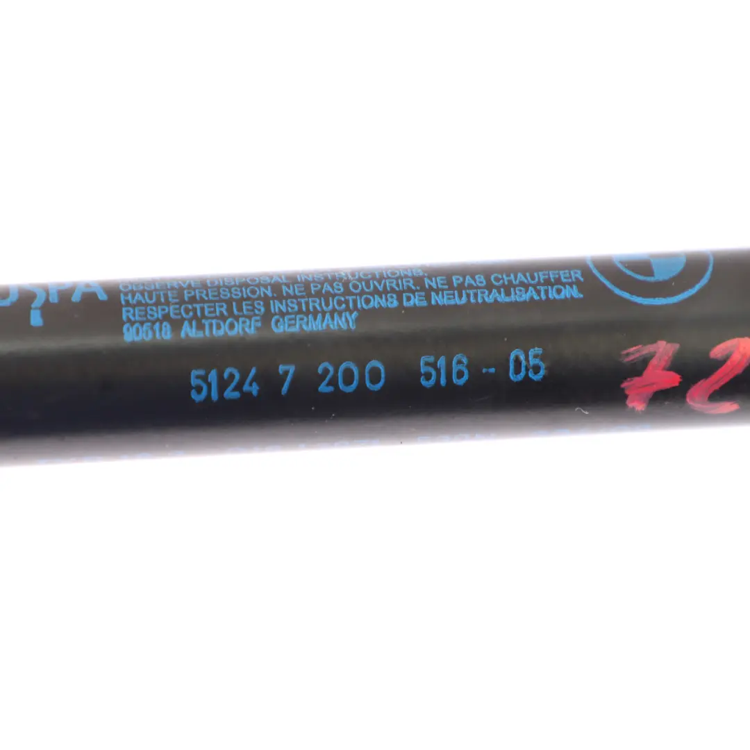  Puntal BMW F07 GT Tapa Maletero Trasero Inferior Izquierdo Derecho Resorte Gas - SKU 7288721-1 - Número de pieza 7200516