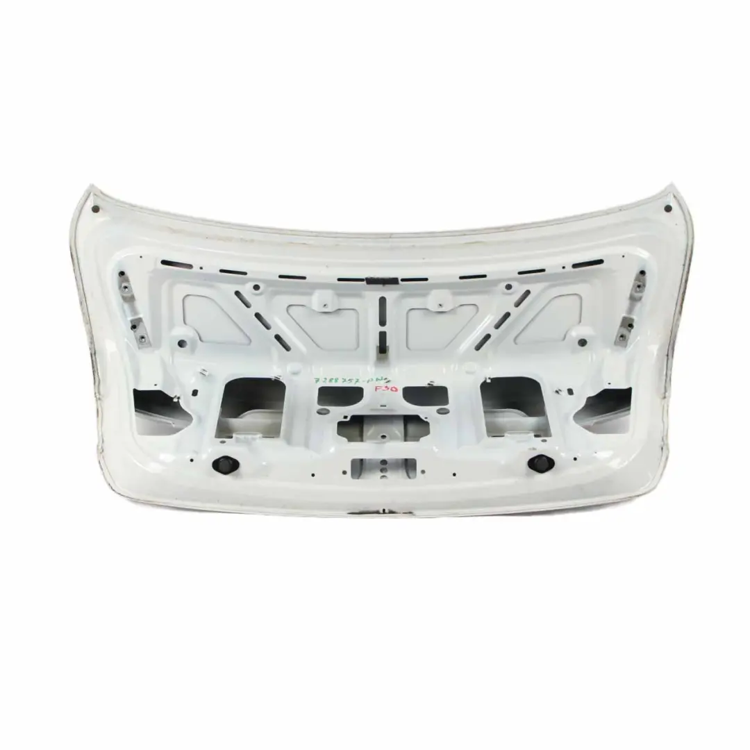 BMW F30 F80 Rear Boot Trunk Lid Tailgate White Alpinweiss 3 - 300 - SKU 7288757-AW - Part number 7288757