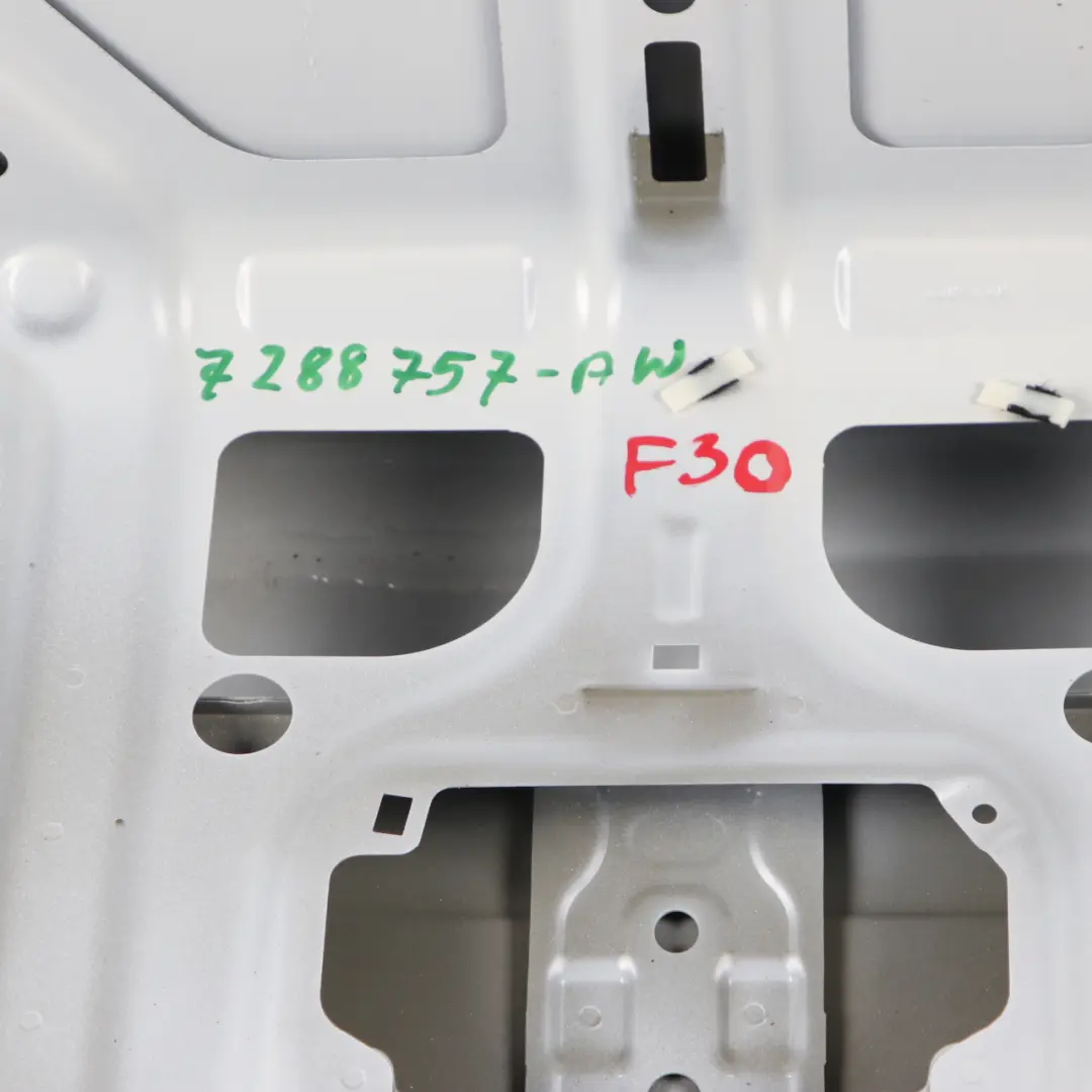 BMW F30 F80 Rear Boot Trunk Lid Tailgate White Alpinweiss 3 - 300 - SKU 7288757-AW - Part number 7288757