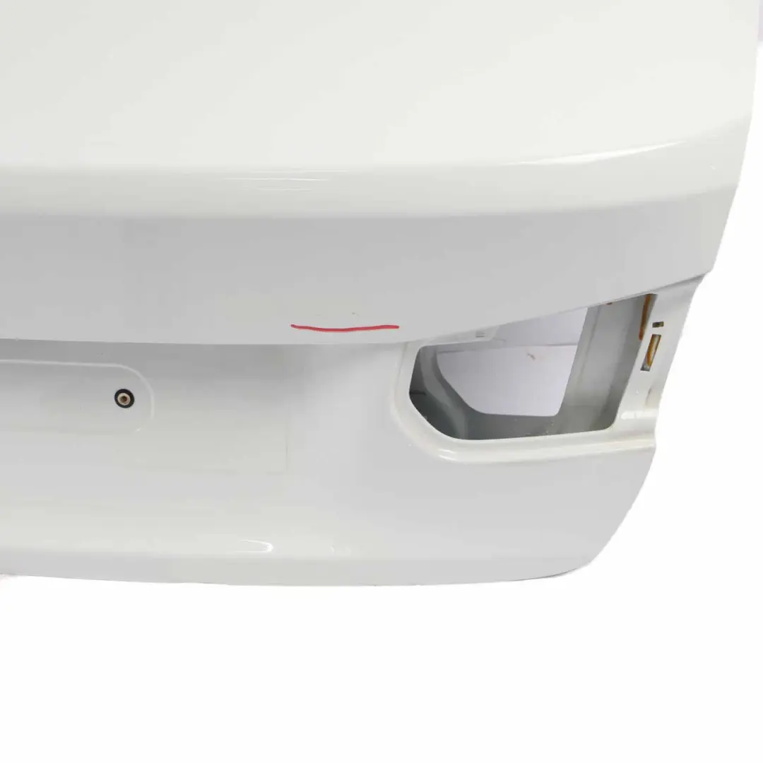 BMW F30 F80 Rear Boot Trunk Lid Tailgate White Alpinweiss 3 - 300 - SKU 7288757-AW - Part number 7288757
