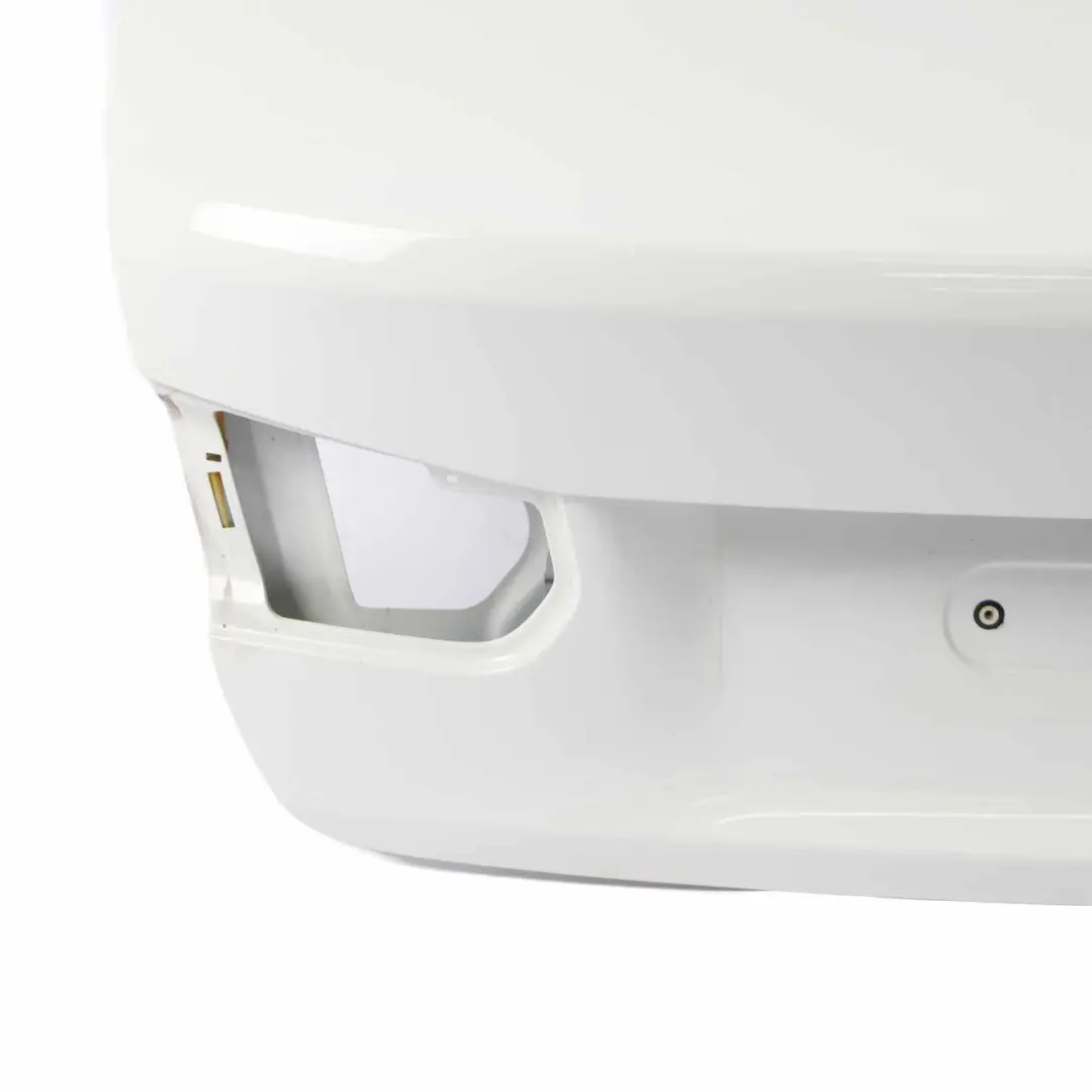 Boot Trunk Lid Tailgate White Alpinweiss 3 - 300 to BMW F30 F80 Rear with Part number 7288757 BMW F30 F80 Rear Boot Trunk Lid Tailgate White Alpinweiss 3 - 300 - SKU 7288757-AW - Part number 7288757