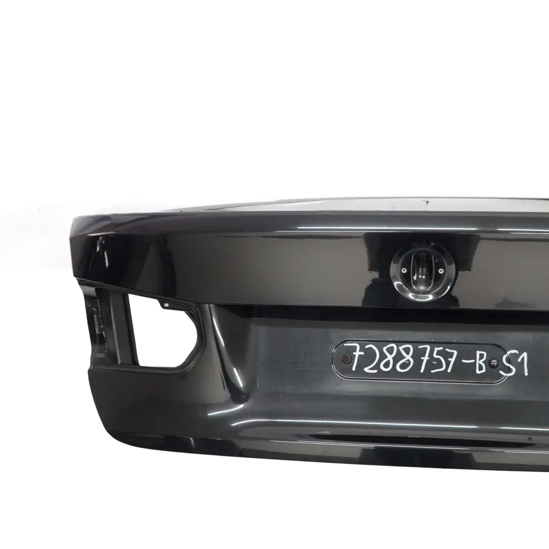 BMW 3 F30 F80 M3 Rear Boot Trunk Lid Tailgate Black Sapphire Metallic - 475 - SKU 7288757-BS1 - Part number 7288757