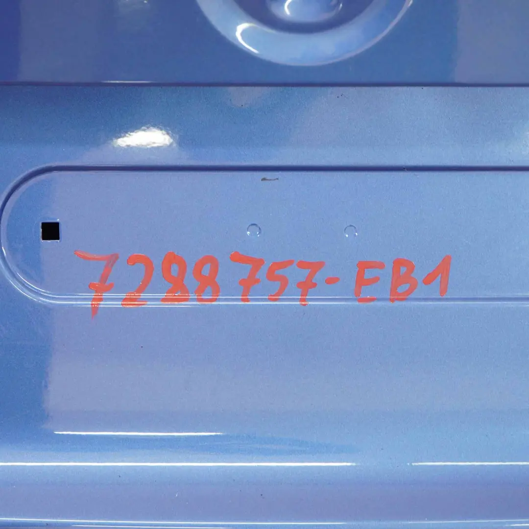 Boot Trunk Lid BMW F30 F80 M3 Rear Tailgate Estorilblau Blue Metallic - B45 to with Part number 7288757 Boot Trunk Lid BMW F30 F80 M3 Rear Tailgate Estorilblau Blue Metallic - B45 - SKU 7288757-EB1 - Part number 7288757