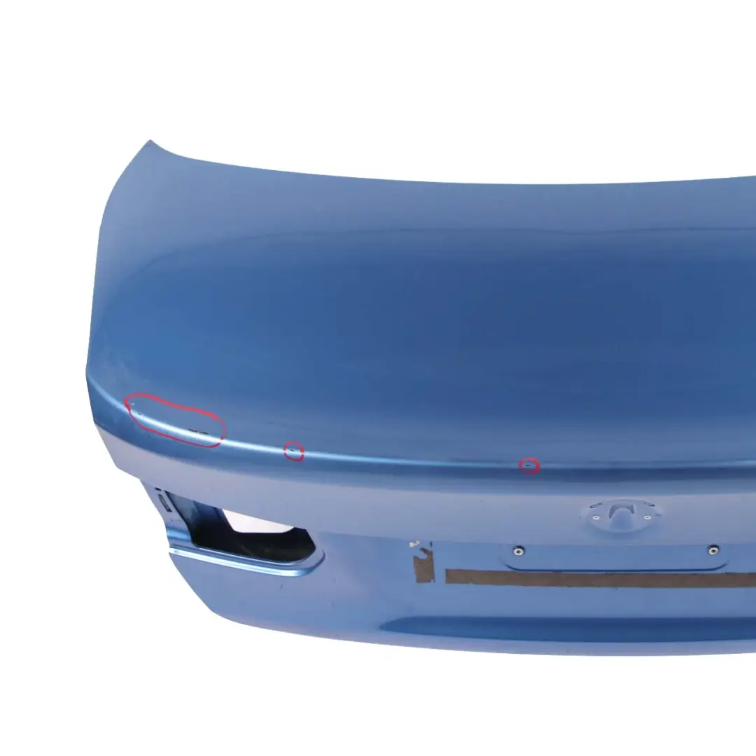 Boot Trunk Lid Tailgate Estorilblau Blue Metallic - B45 to BMW F30 F80 M3 Rear with Part number 7288757 BMW F30 F80 M3 Rear Boot Trunk Lid Tailgate Estorilblau Blue Metallic - B45 - SKU 7288757-EB - Part number 7288757