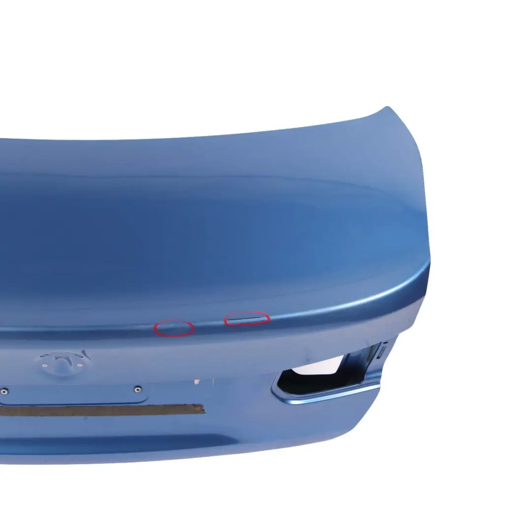 Boot Trunk Lid Tailgate Estorilblau Blue Metallic - B45 to BMW F30 F80 M3 Rear with Part number 7288757 BMW F30 F80 M3 Rear Boot Trunk Lid Tailgate Estorilblau Blue Metallic - B45 - SKU 7288757-EB - Part number 7288757