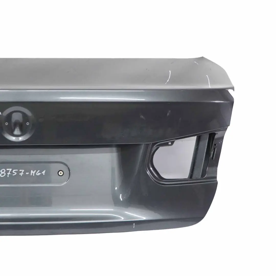  Boot Trunk Lid BMW F30 F80 M3 Rear Tailgate Mineralgrau Grey Metallic - B39 - SKU 7288757-MG1 - Part number 7288757