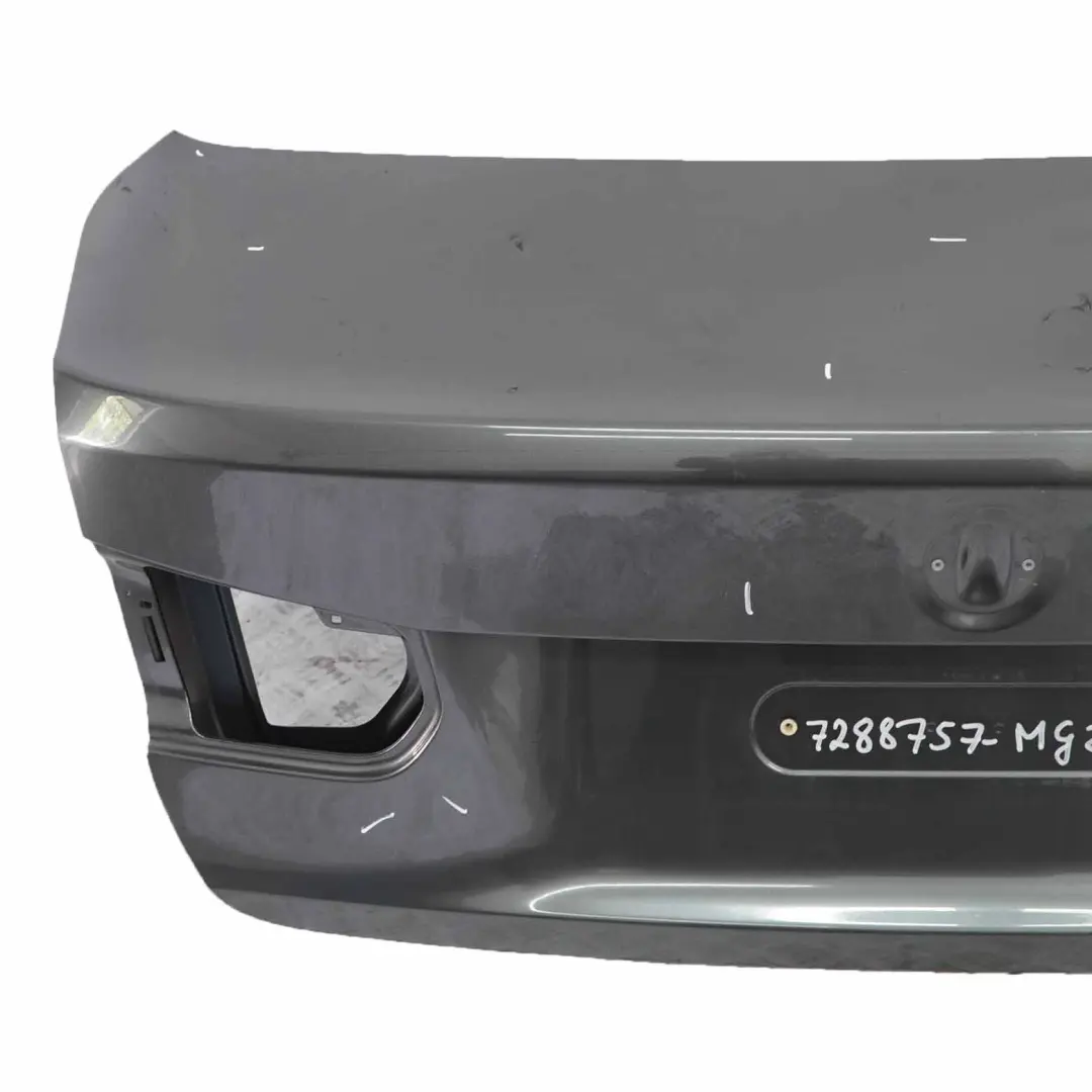  Boot Trunk Lid BMW F30 F80 M3 Rear Tailgate Mineralgrau Grey Metallic - B39 - SKU 7288757-MG2 - Part number 7288757