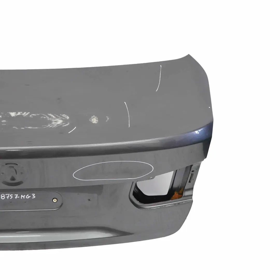  Boot Trunk Lid BMW F30 F80 M3 Rear Tailgate Mineralgrau Grey Metallic - B39 - SKU 7288757-MG3 - Part number 7288757