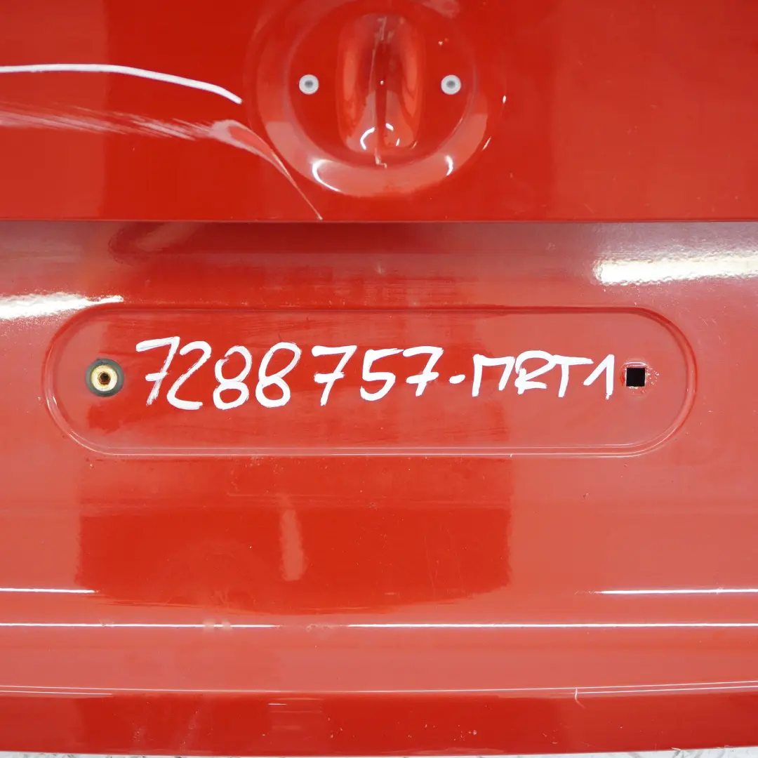 Trunk Lid Tailgate BMW F30 F80 M3 Rear Boot Lid Melbourne Red Metallic - A75 to with Part number 7288757 Trunk Lid Tailgate BMW F30 F80 M3 Rear Boot Lid Melbourne Red Metallic - A75 - SKU 7288757-MRT1 - Part number 7288757