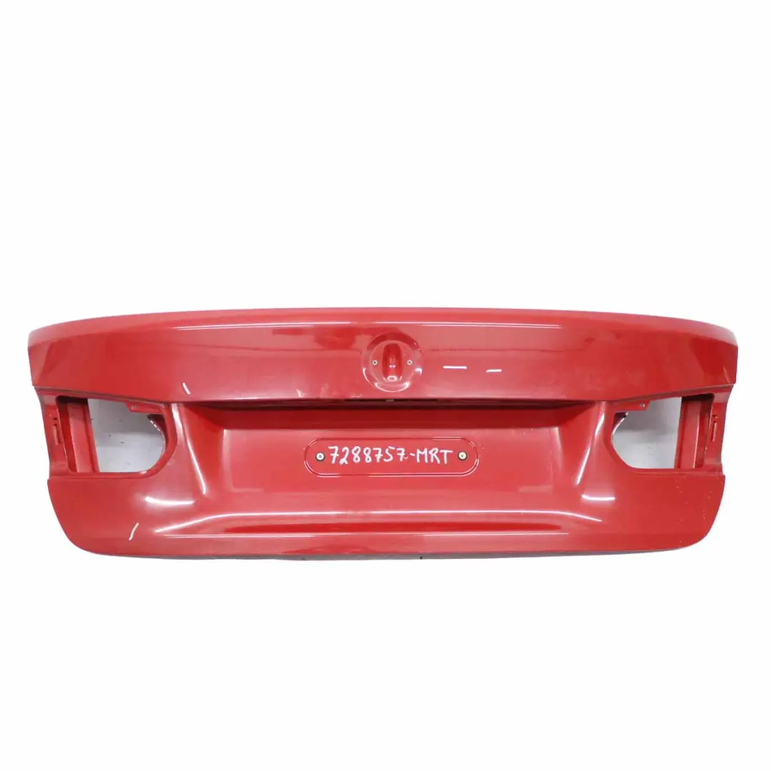 Trunk Lid Tailgate BMW F30 F80 M3 Rear Boot Lid Melbourne Red Metallic - A75 to with Part number 7288757 Trunk Lid Tailgate BMW F30 F80 M3 Rear Boot Lid Melbourne Red Metallic - A75 - SKU 7288757-MRT2 - Part number 7288757