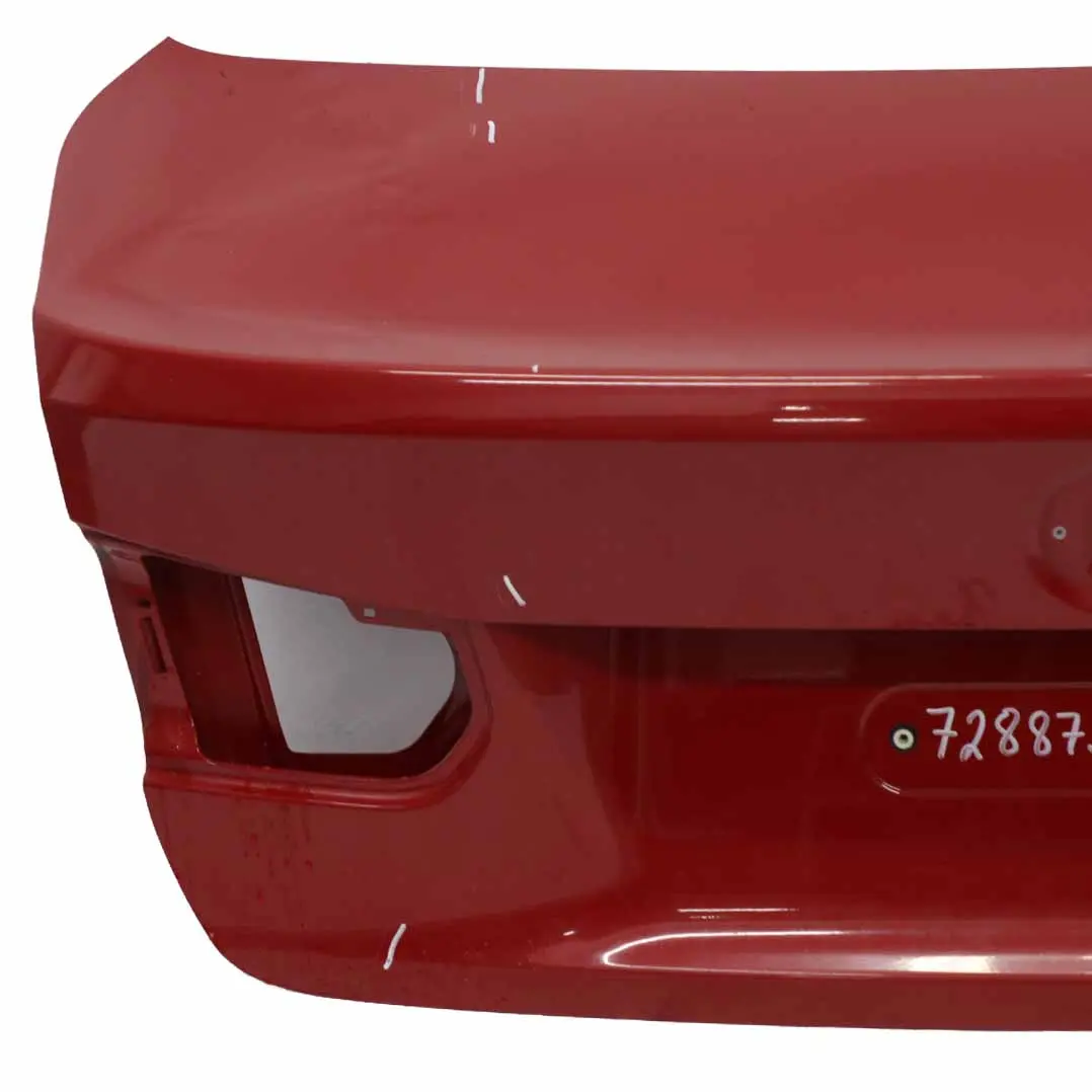 Trunk Lid Tailgate BMW F30 F80 M3 Rear Boot Lid Melbourne Red Metallic - A75 to with Part number 7288757 Trunk Lid Tailgate BMW F30 F80 M3 Rear Boot Lid Melbourne Red Metallic - A75 - SKU 7288757-MRT2 - Part number 7288757