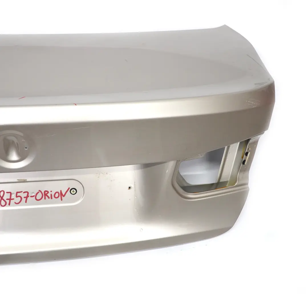 Boot Trunk Lid Tailgate Orion Silver Metallic - A92 to BMW F30 F80 M3 Rear with Part number 7288757 BMW F30 F80 M3 Rear Boot Trunk Lid Tailgate Orion Silver Metallic - A92 - SKU 7288757-ORION - Part number 7288757