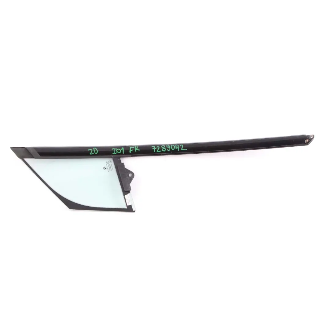 Side Window Glass BMW i3 I01 Green Fixed Front Right Door O/S AS2 to with Part number 7289042 Side Window Glass BMW i3 I01 Green Fixed Front Right Door O/S AS2 - SKU 7289042 - Part number 7289042