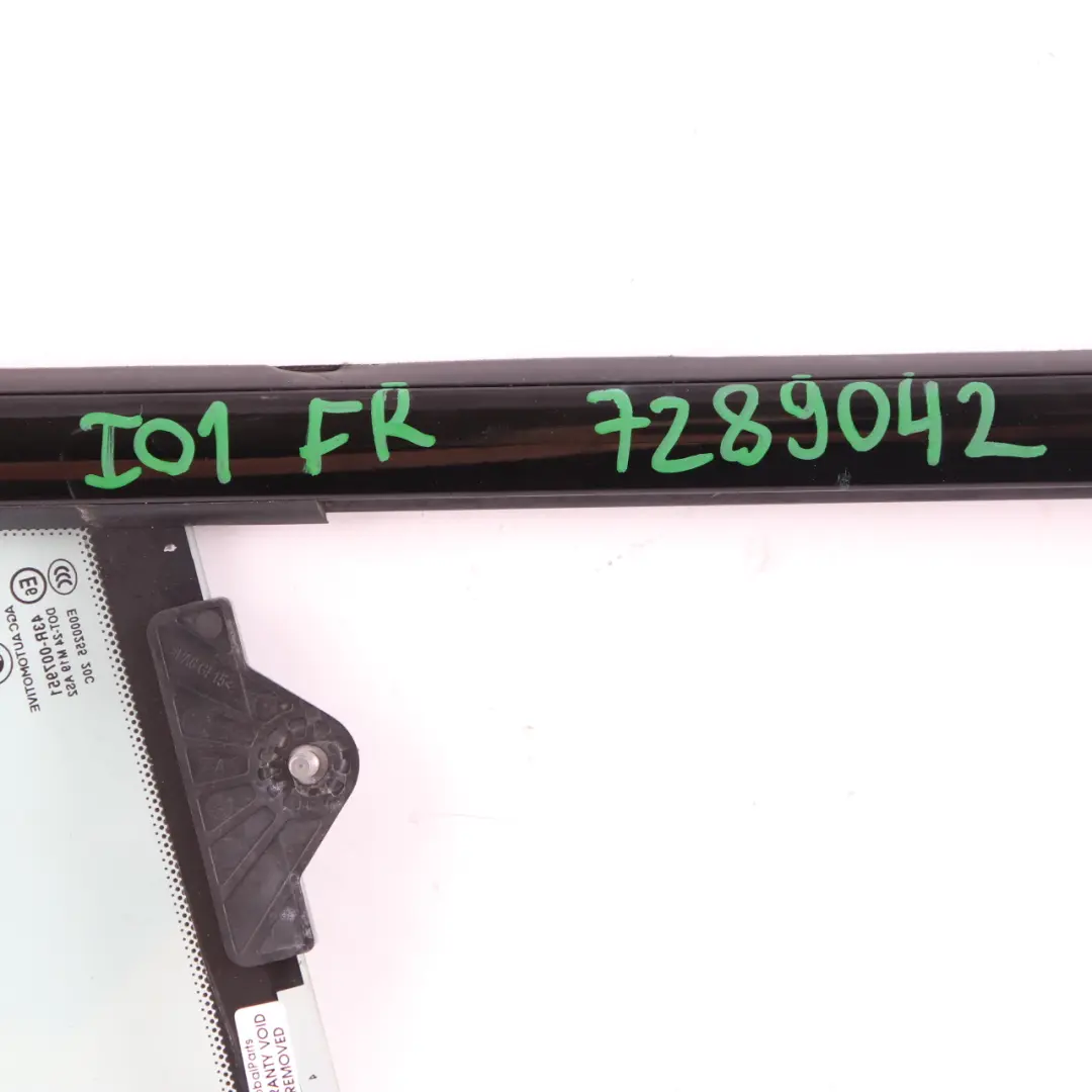 Side Window Glass BMW i3 I01 Green Fixed Front Right Door O/S AS2 to with Part number 7289042 Side Window Glass BMW i3 I01 Green Fixed Front Right Door O/S AS2 - SKU 7289042 - Part number 7289042