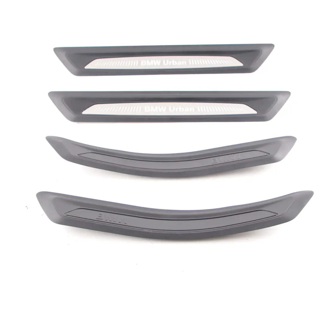 Entrance Door Cover Trim Sill Strip Panel Front Rear Set to BMW F20 Urban with Part number 7289215 BMW F20 Urban Entrance Door Cover Trim Sill Strip Panel Front Rear Set - SKU 7289215 - Part number 7289215