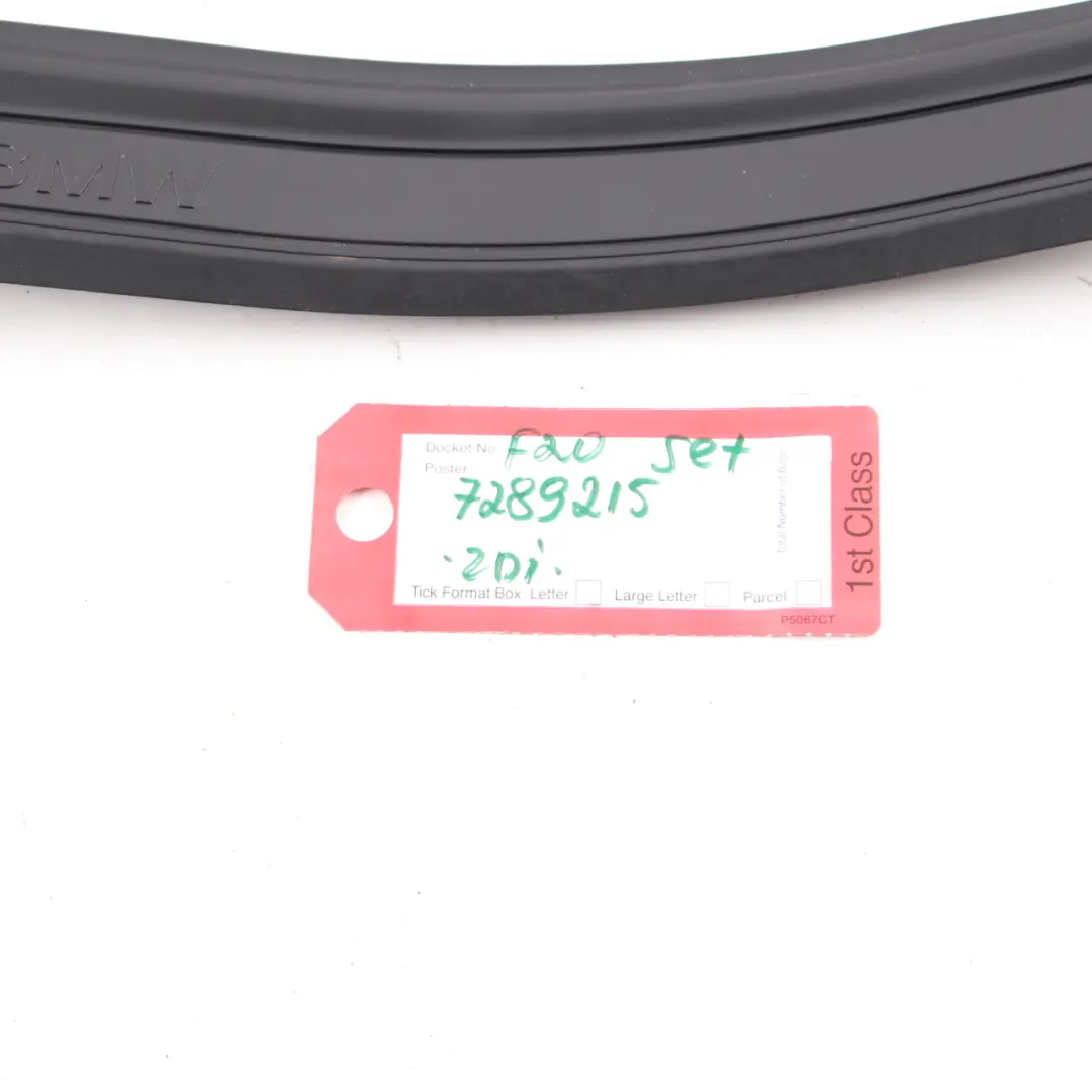 Entrance Door Cover Trim Sill Strip Panel Front Rear Set to BMW F20 Urban with Part number 7289215 BMW F20 Urban Entrance Door Cover Trim Sill Strip Panel Front Rear Set - SKU 7289215 - Part number 7289215
