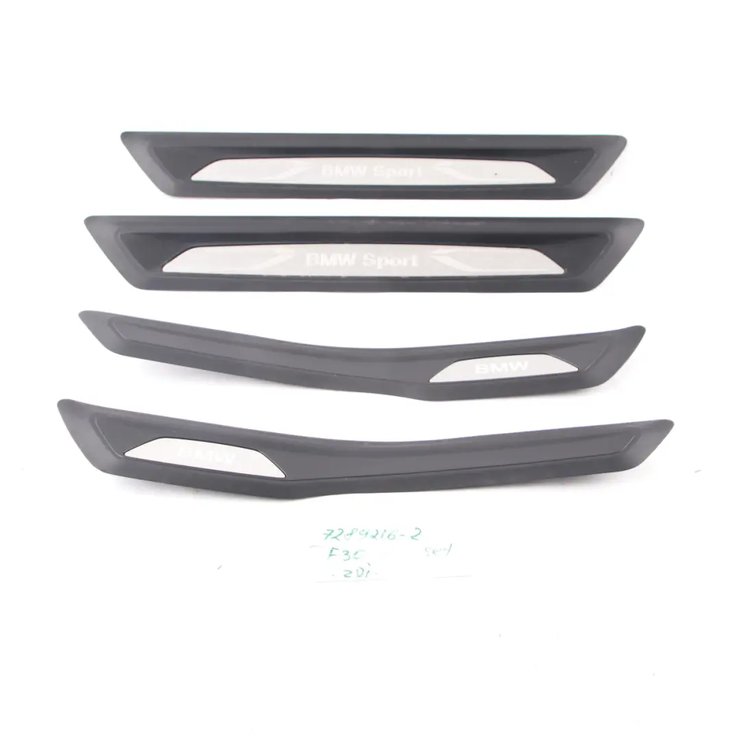 Tapa entrada BMW F20 F30 F31 Set Trim Delantero Trasero Izquierdo Derecho SPORT para con número de pieza 7289216 Tapa entrada BMW F20 F30 F31 Set Trim Delantero Trasero Izquierdo Derecho SPORT - SKU 7289216-2 - Número de pieza 7289216