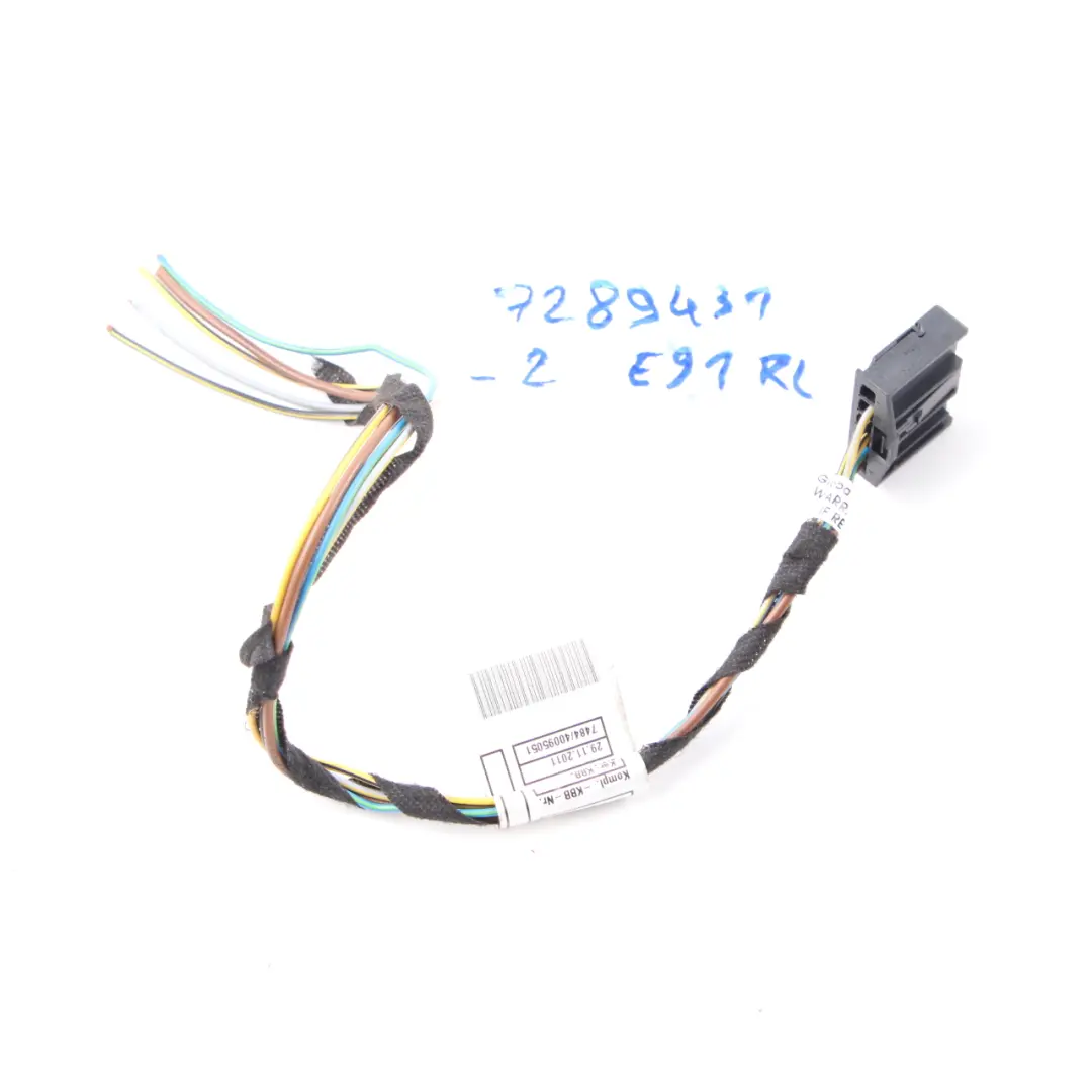 Enchufe BMW E91 LCI Luz Trasera Panel Lateral Izquierda Cableado 6984754 para con número de pieza 7289431 Enchufe BMW E91 LCI Luz Trasera Panel Lateral Izquierda Cableado 6984754 - SKU 7289431-2 - Número de pieza 7289431