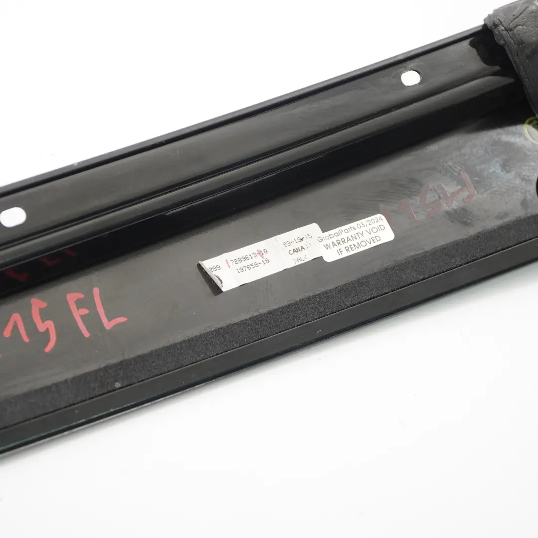 Finitura Telaio Finestrino Colonna B Porta Anteriore Sinistra Lucido per BMW X5 F15 con numero di parte 7289613 BMW X5 F15 Finitura Telaio Finestrino Colonna B Porta Anteriore Sinistra Lucido - SKU 7289613 - Numero di parte 7289613