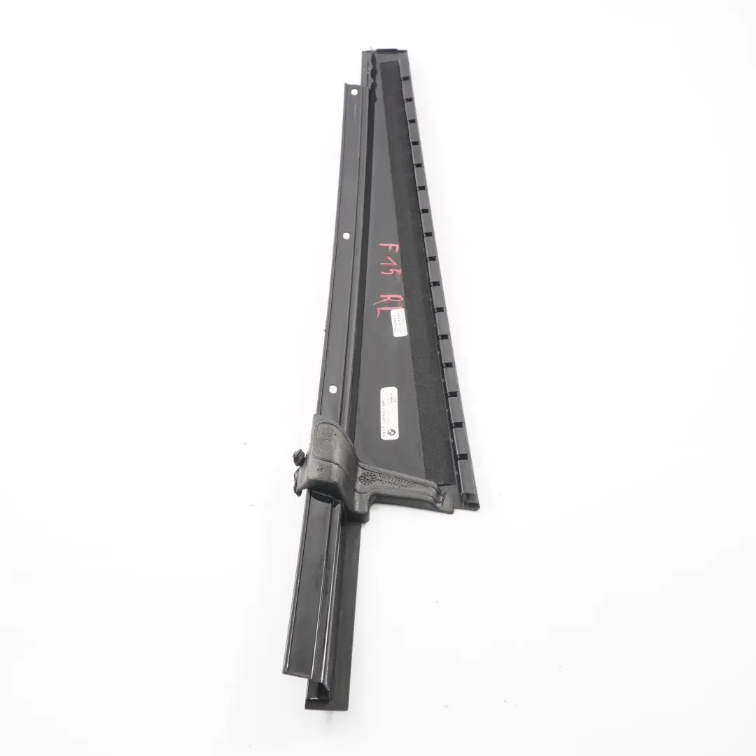 BMW X5 F15 Window Frame B-Pillar Cover Rear Left Door N/S High Gloss - SKU 7289653 - Part number 7289653