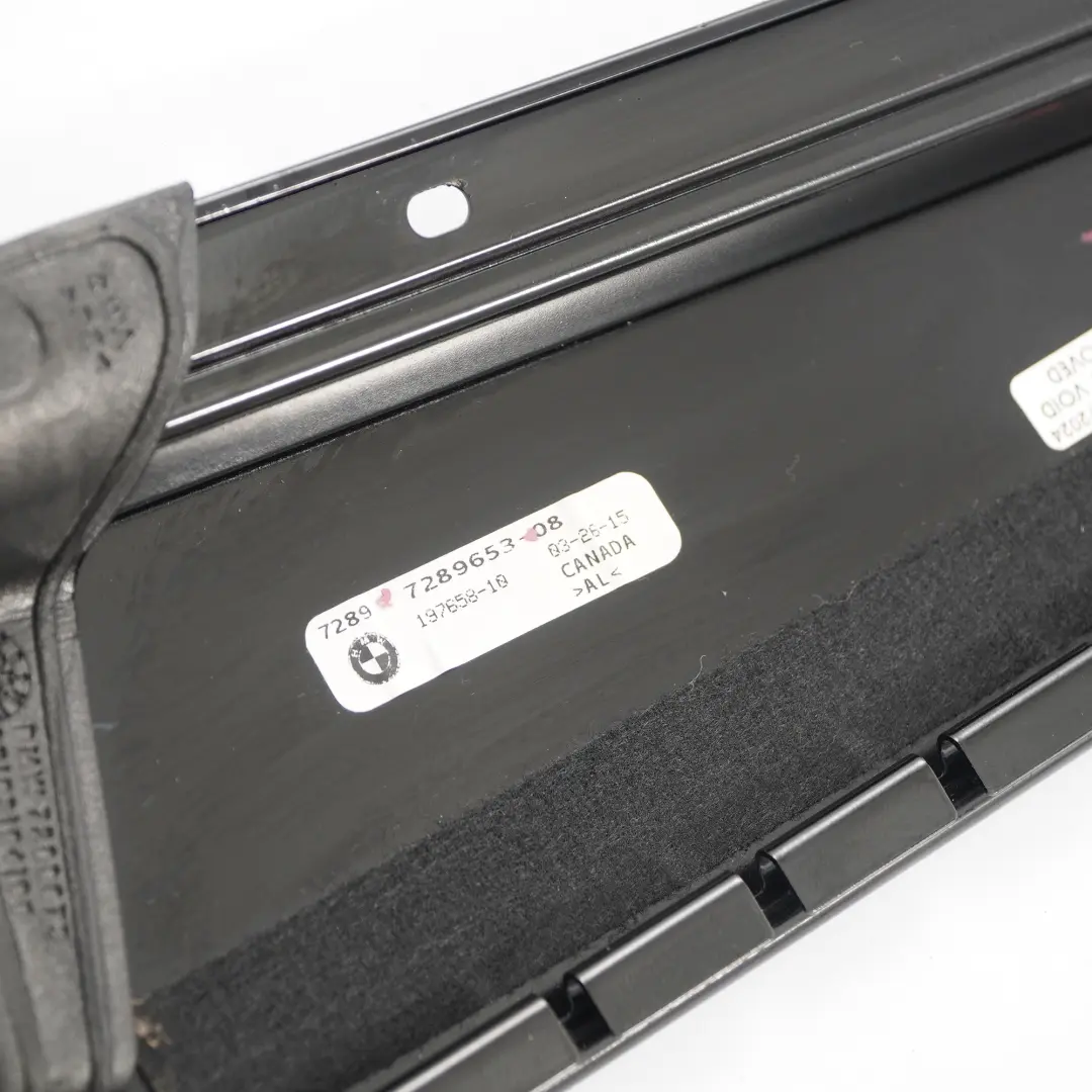 Finisseur Cadre Fenêtre B-Pillar Couvercle porte arrière gauche brillant pour BMW F15 à propos du numéro de pièce 7289653 BMW F15 Finisseur Cadre Fenêtre B-Pillar Couvercle porte arrière gauche brillant - SKU 7289653 - Numéro de pièce 7289653