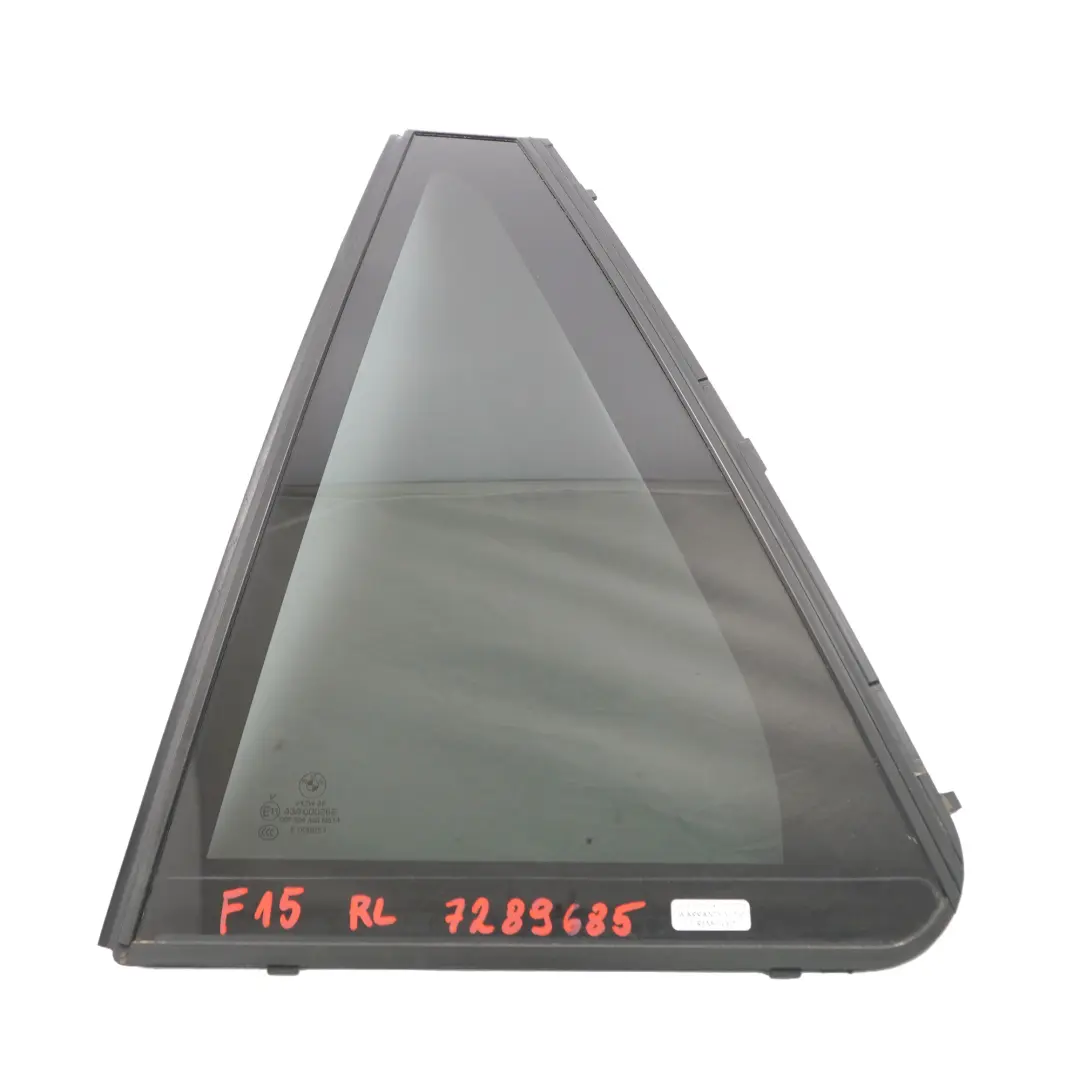 BMW X5 F15 Tür Festverglasung hinten links Dreieck SSG Schwarz AS3 - SKU 7289685 - Teilenummer 7289685