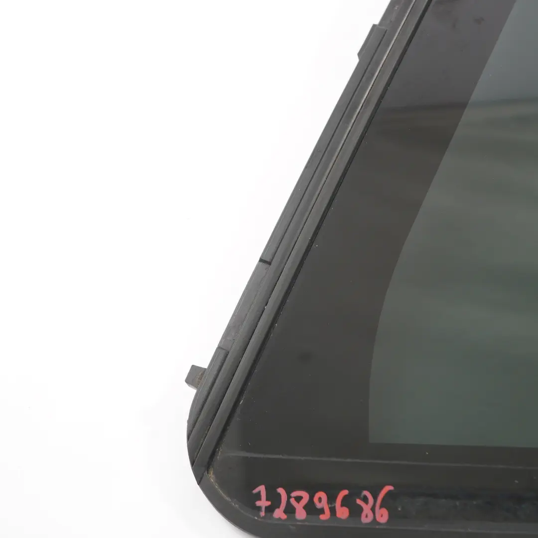 BMW X5 F15 Vetro finestrino fisso posteriore destro Triangolo Nero AS3 - SKU 7289686 - Numero di parte 7289686