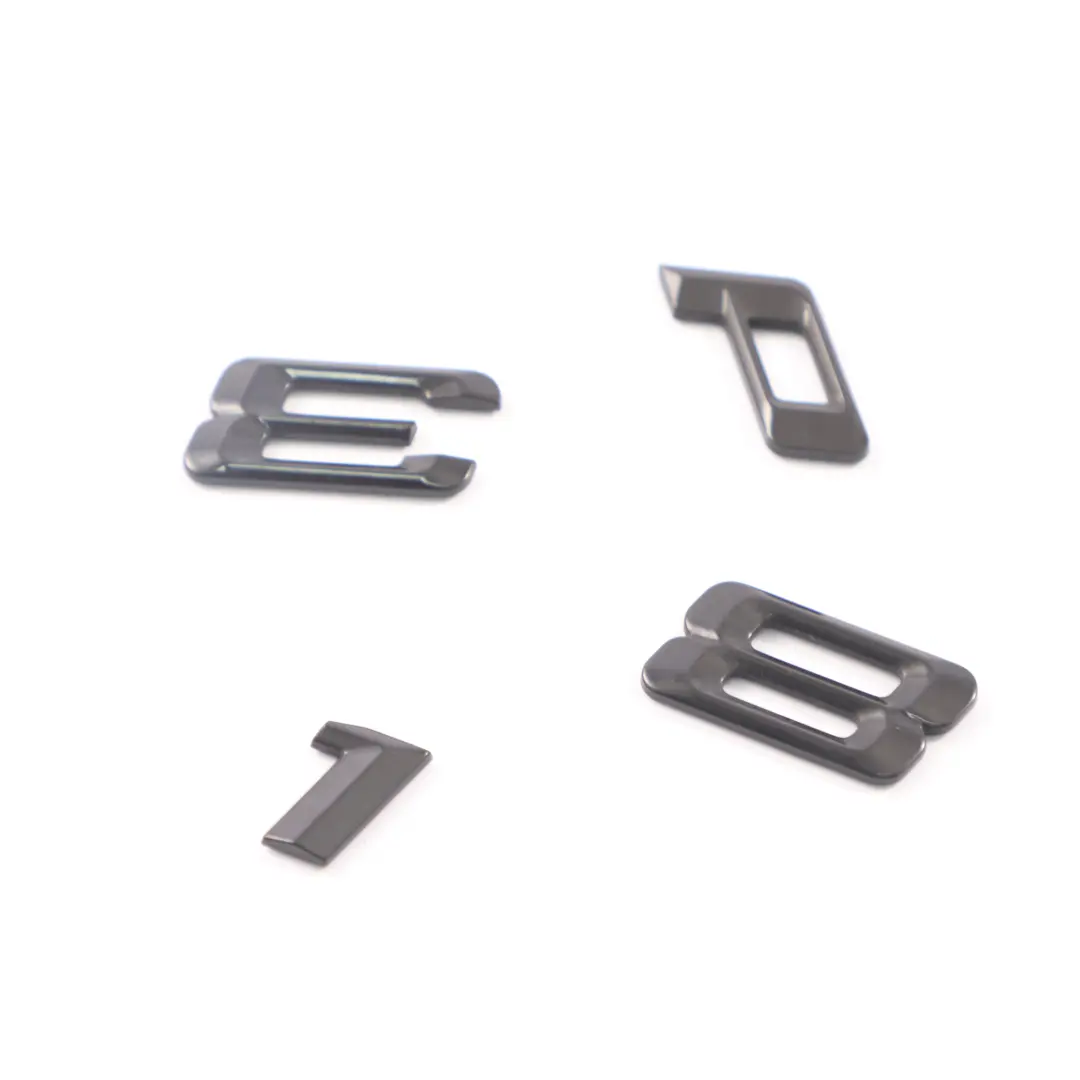 Emblema Letra Insignia de la tapa del maletero 318d Negro para BMW F30 F31 con número de pieza 7289881 BMW F30 F31 Emblema Letra Insignia de la tapa del maletero 318d Negro - SKU 7289881-1 - Número de pieza 7289881