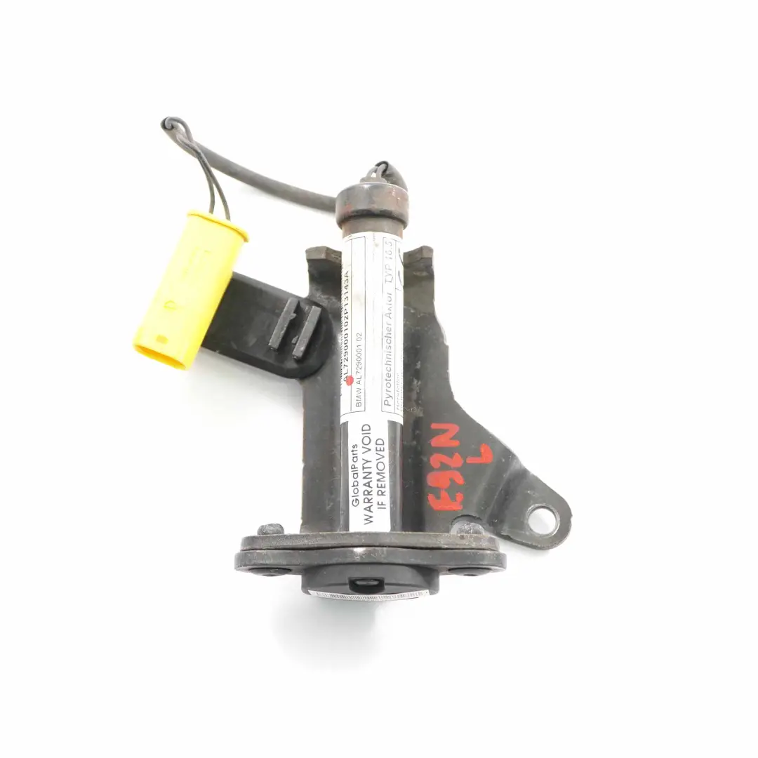 BMW E92 E93 LCI Actuador Capó Protección Activa Peatones PTS Izquierda - SKU 7290001 - Número de pieza 7290001