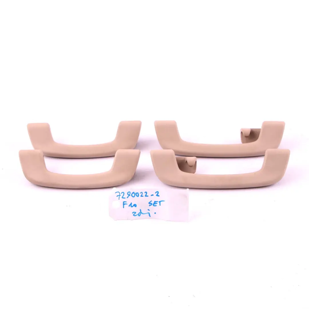 BMW F10 F20 F21 Interior Grab Handle Front Rear Set Oyster Trim Panel - SKU 7290026-1 - Part number 7290026