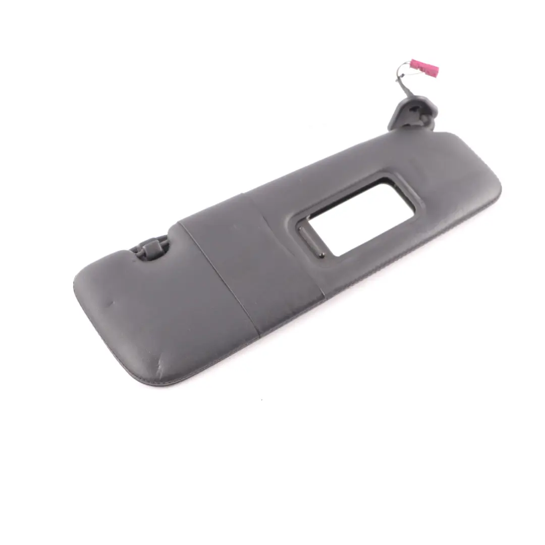 Sun Visor BMW F12 Right O/S Sun Visor Black Leather Mirror to with Part number 7290194 Sun Visor BMW F12 Right O/S Sun Visor Black Leather Mirror - SKU 7290194 - Part number 7290194