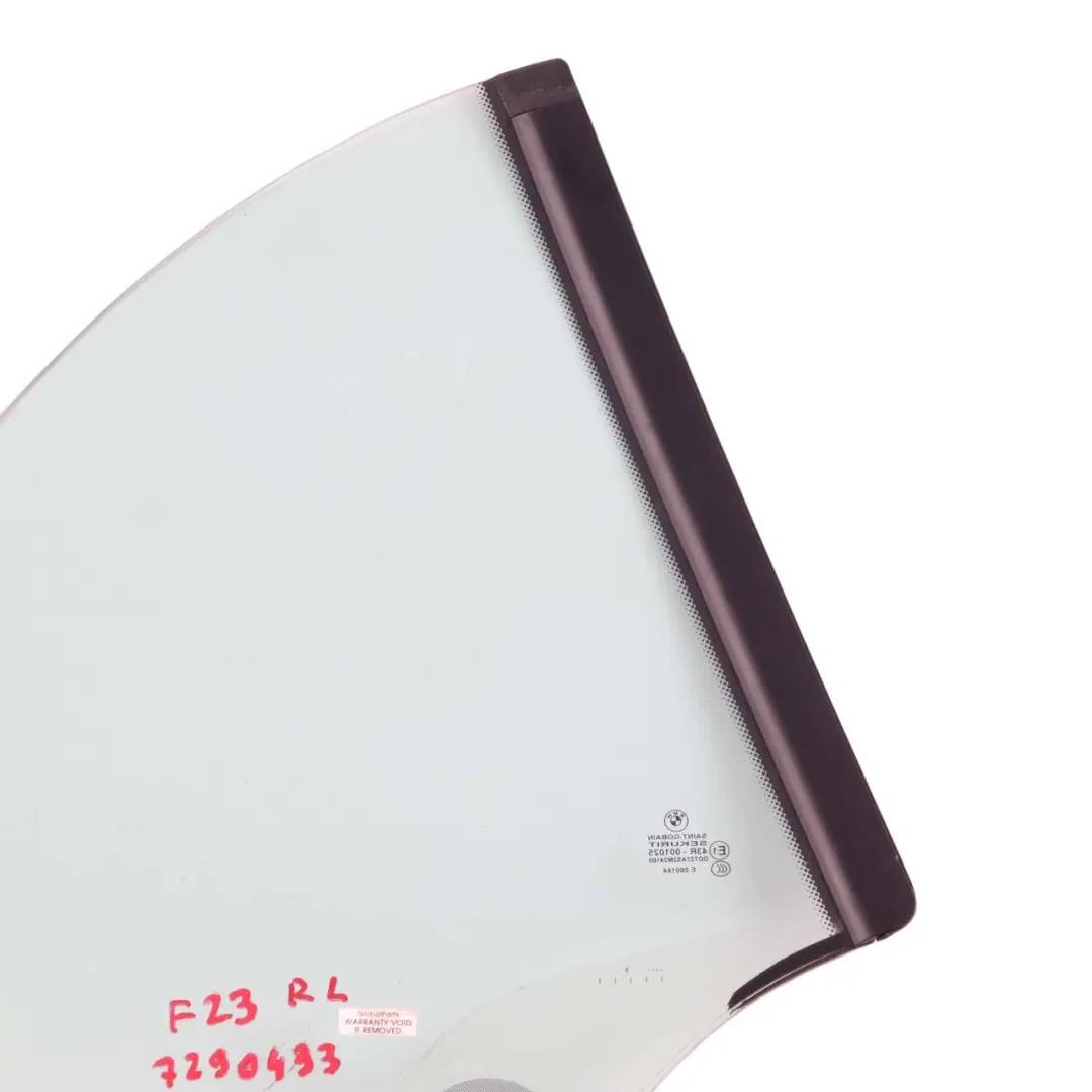 BMW 2 Series F23 Convertible Rear Left N/S Side Window Glass Pane AS2 - SKU 7290493 - Part number 7290493