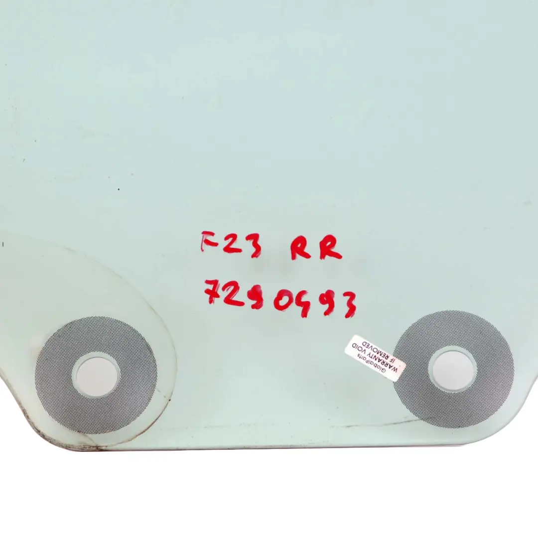 Right O/S Side Window Glass Pane AS2 to BMW F23 Convertible Rear with Part number 7290494 BMW F23 Convertible Rear Right O/S Side Window Glass Pane AS2 - SKU 7290494 - Part number 7290494