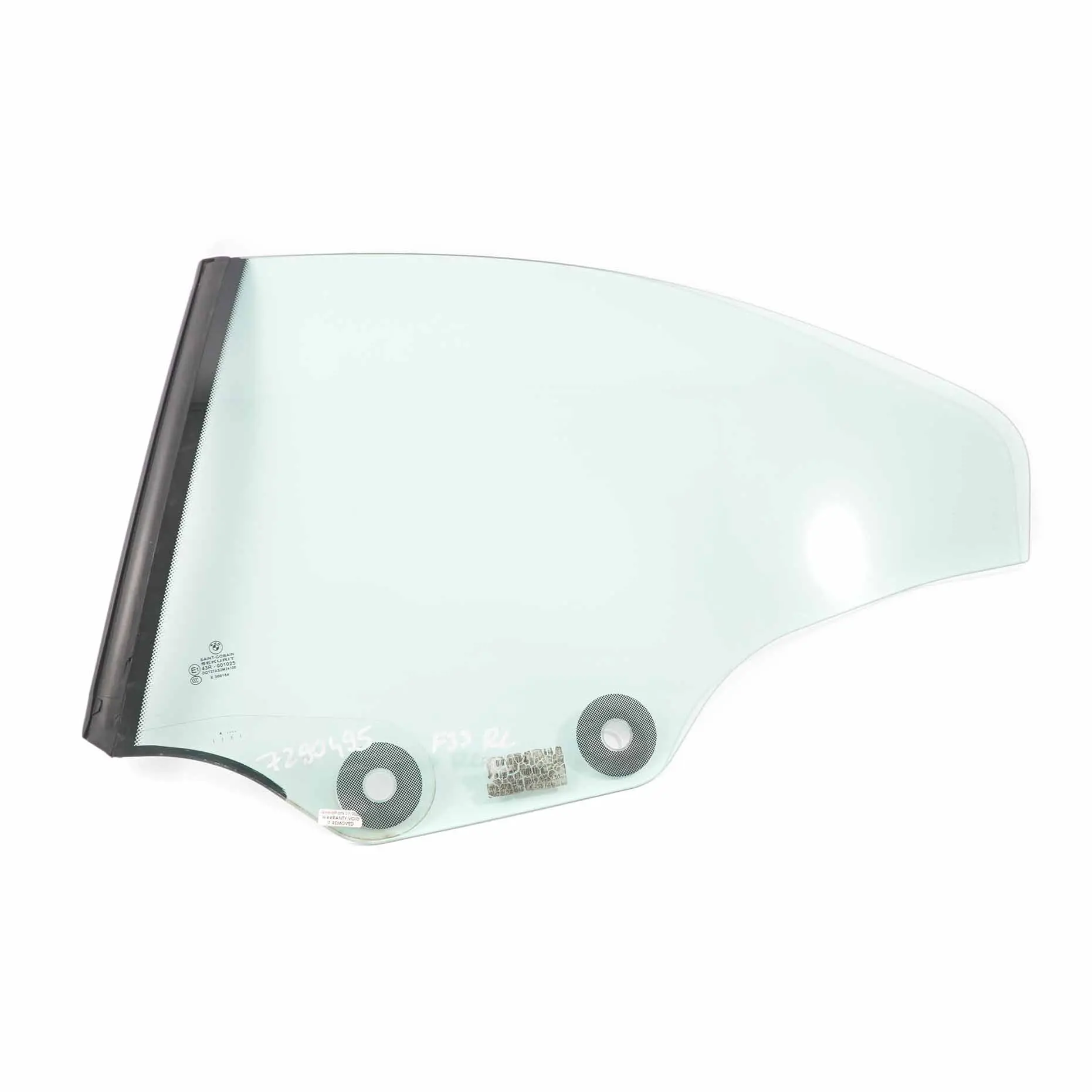 BMW F33 F83 M4 Rear Side Window Glass Quarter AS2 Left N/S 7290495
