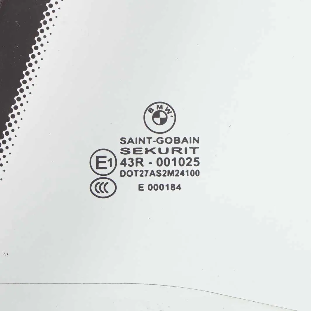 Side Window Glass Quarter AS2 Left N/S to BMW F33 F83 M4 Rear with Part number 7290495 BMW F33 F83 M4 Rear Side Window Glass Quarter AS2 Left N/S - SKU 7290495 - Part number 7290495