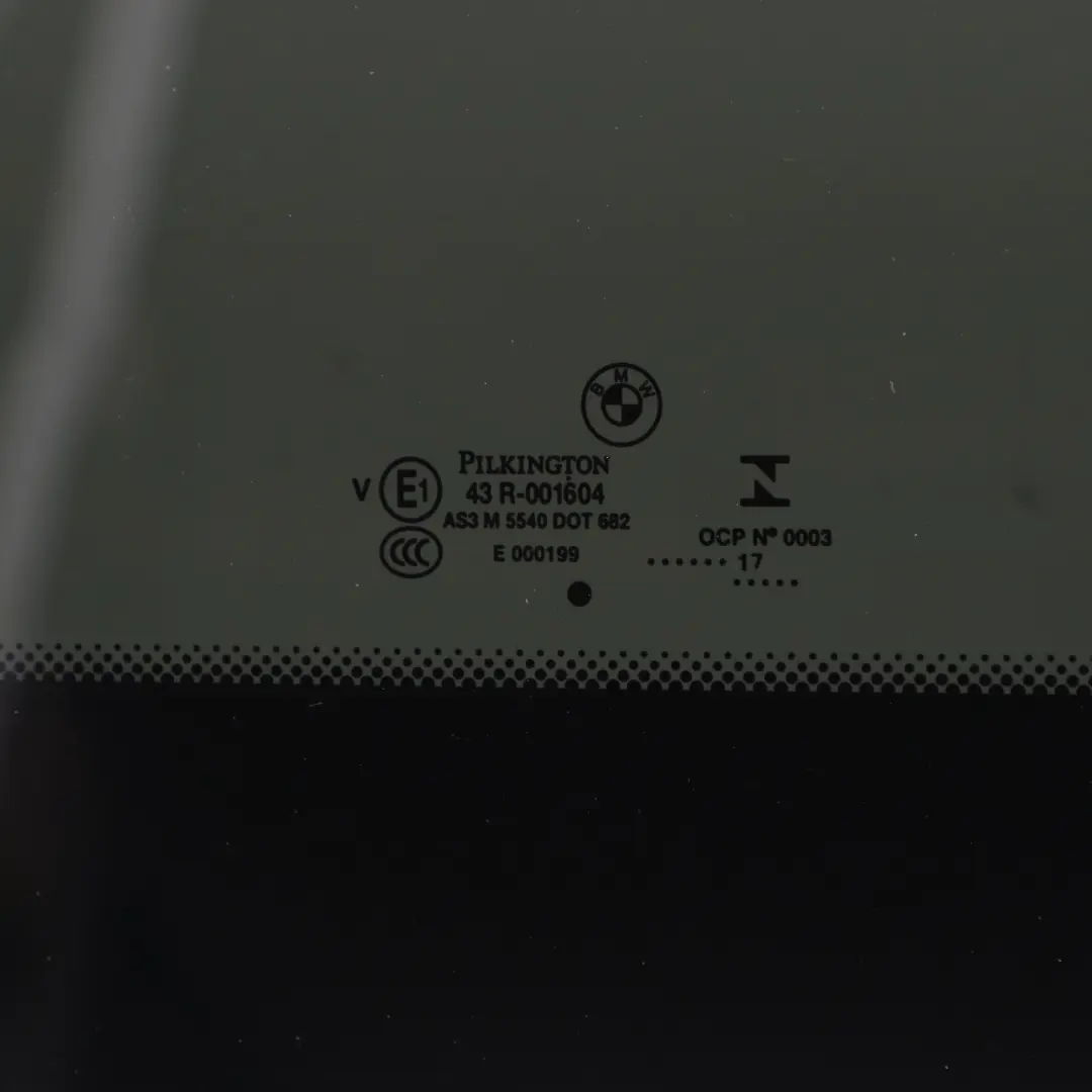 Techo corredizo de cristal BMW F22 F87 M2 Cubierta Ventana AS3 para con número de pieza 7290632 Techo corredizo de cristal BMW F22 F87 M2 Cubierta Ventana AS3 - SKU 7290632 - Número de pieza 7290632