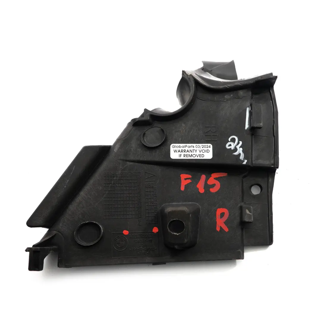 BMW X5 F15 Couvercle Panneau Droit Garniture Compartiment Moteur - SKU 7290658 - Numéro de pièce 7290658
