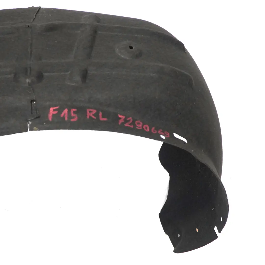 Arch Rear Left N/S Housing Cover Splash Guard to BMW X5 F15 Wheel with Part number 7290669 BMW X5 F15 Wheel Arch Rear Left N/S Housing Cover Splash Guard - SKU 7290669 - Part number 7290669