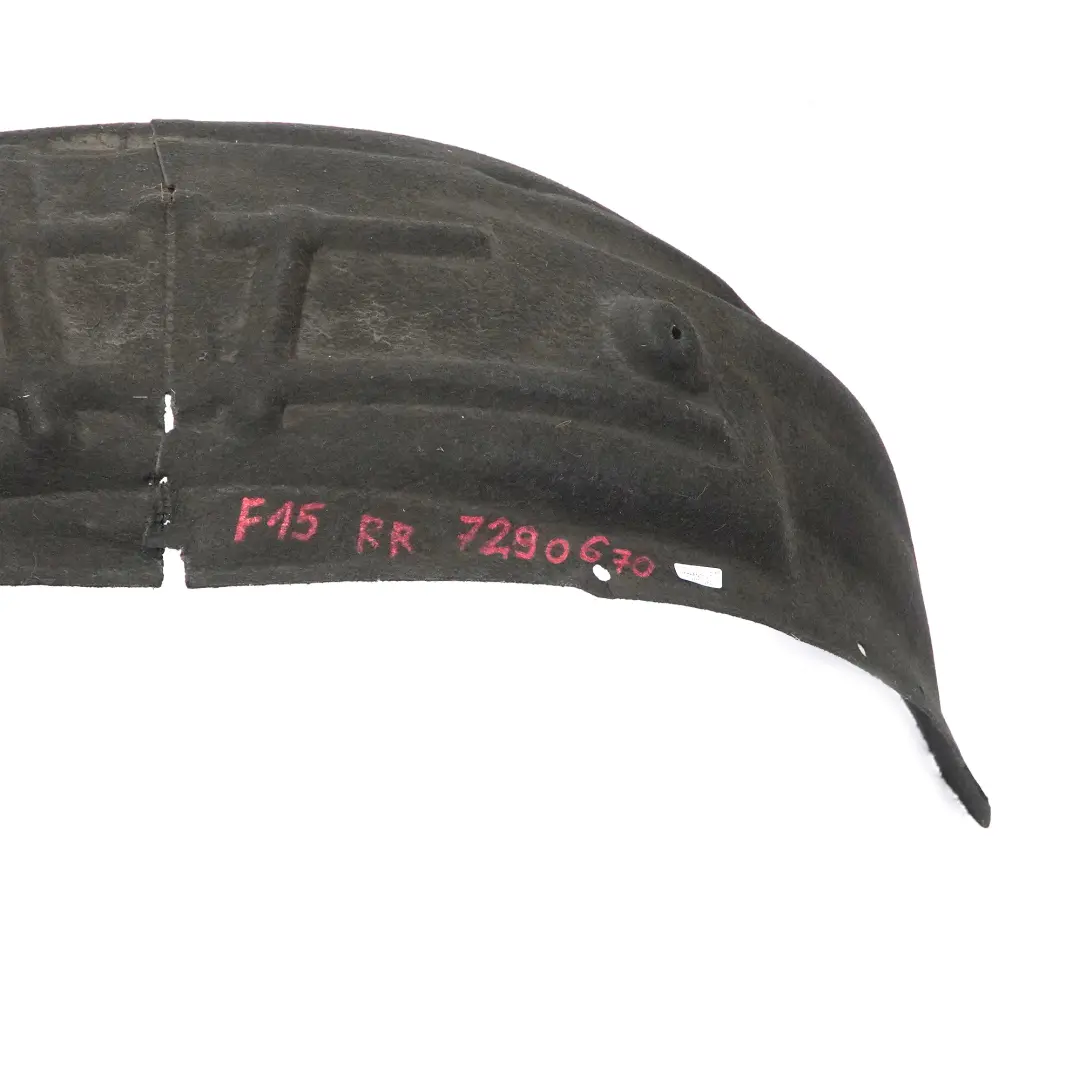 BMW X5 F15 Radlauf Abdeckung Hinten Rechts Spritzschutz - SKU 7290670 - Teilenummer 7290670