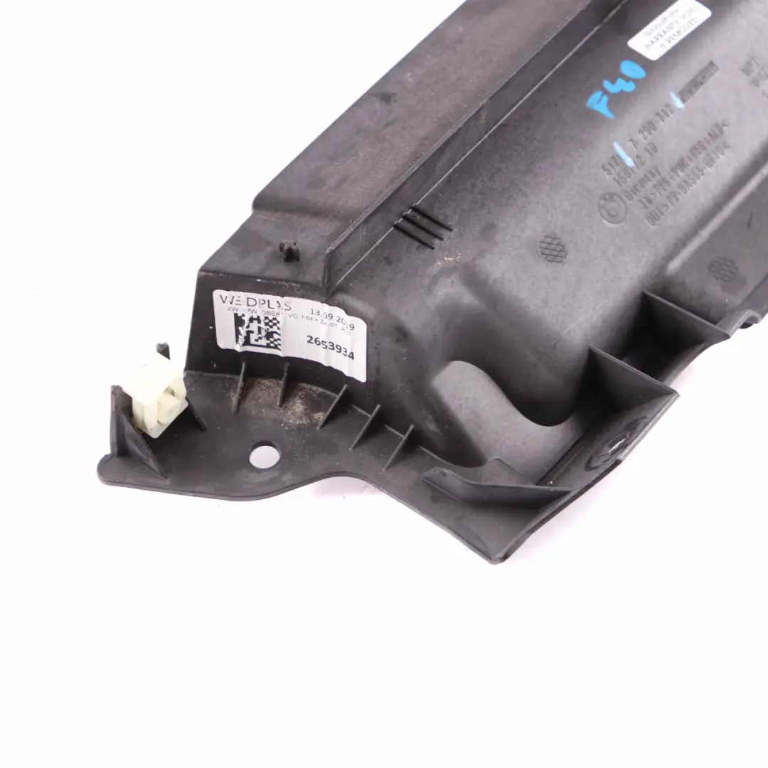 Bulkhead Front Engine Bay Top Upper Section Plastic Trim Panel to BMW F40 Mini F54 with Part number 7290712 BMW F40 Mini F54 Bulkhead Front Engine Bay Top Upper Section Plastic Trim Panel - SKU 7290712 - Part number 7290712