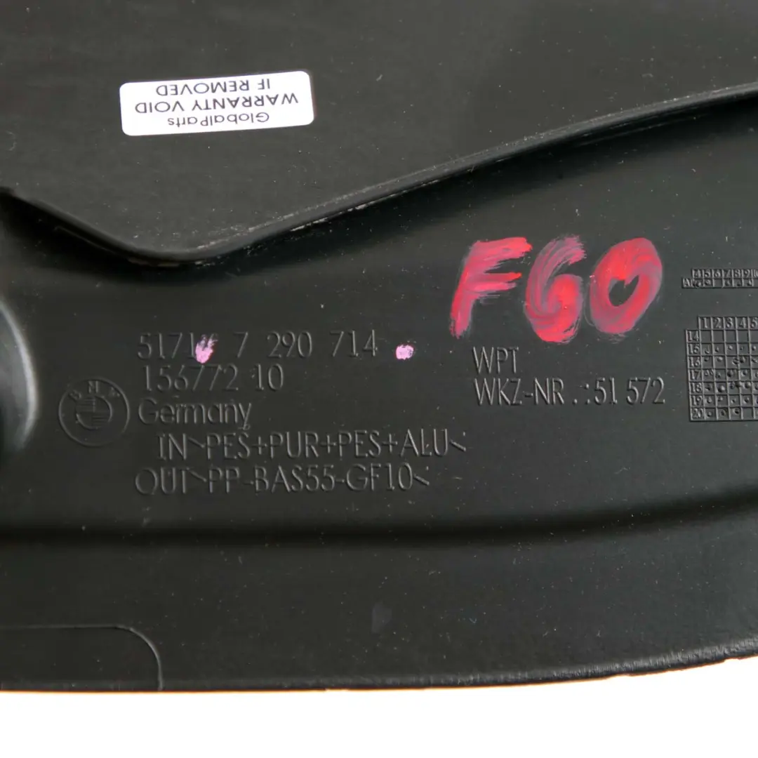 BMW F40 Mini F54 F60 Osłona Ściany Grodziowej Przegroda - SKU 7290714 - Numer Części 7290714