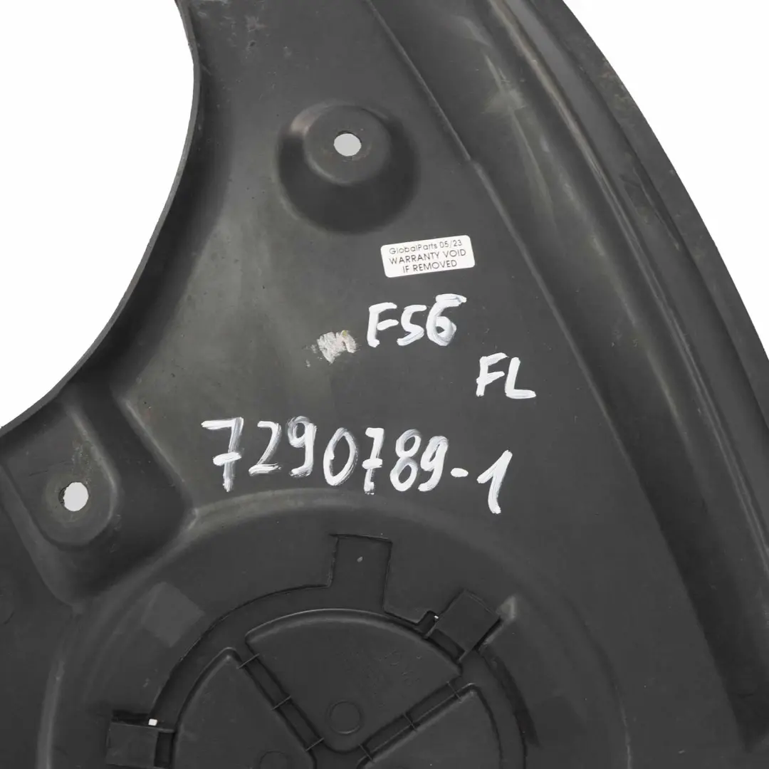 Front Left N/S Wheel Arch Cover Splash Shield to Mini Cooper F55 F56 with Part number 7290789 Mini Cooper F55 F56 Front Left N/S Wheel Arch Cover Splash Shield - SKU 7290789-1 - Part number 7290789