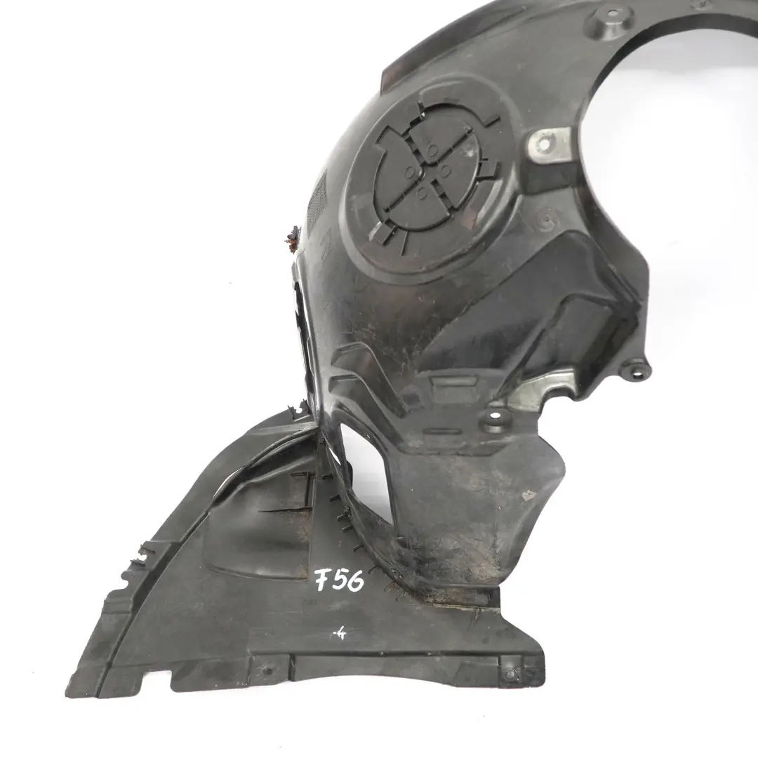 Arch Front Right Wheel Splash Shield Cover Panel to Mini F55 F56 Wheel with Part number 7290790 Mini F55 F56 Wheel Arch Front Right Wheel Splash Shield Cover Panel - SKU 7290790-4 - Part number 7290790