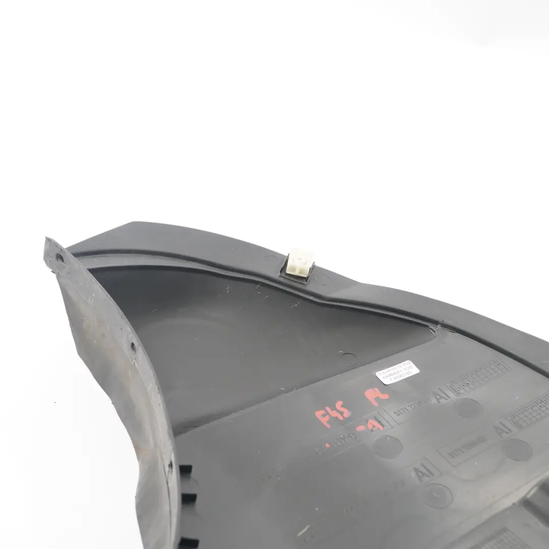 Arch Cover BMW F45 F46 Front Left N/S Liner Lower Panel Housing to Wheel with Part number 7290791 Wheel Arch Cover BMW F45 F46 Front Left N/S Liner Lower Panel Housing - SKU 7290791-1 - Part number 7290791
