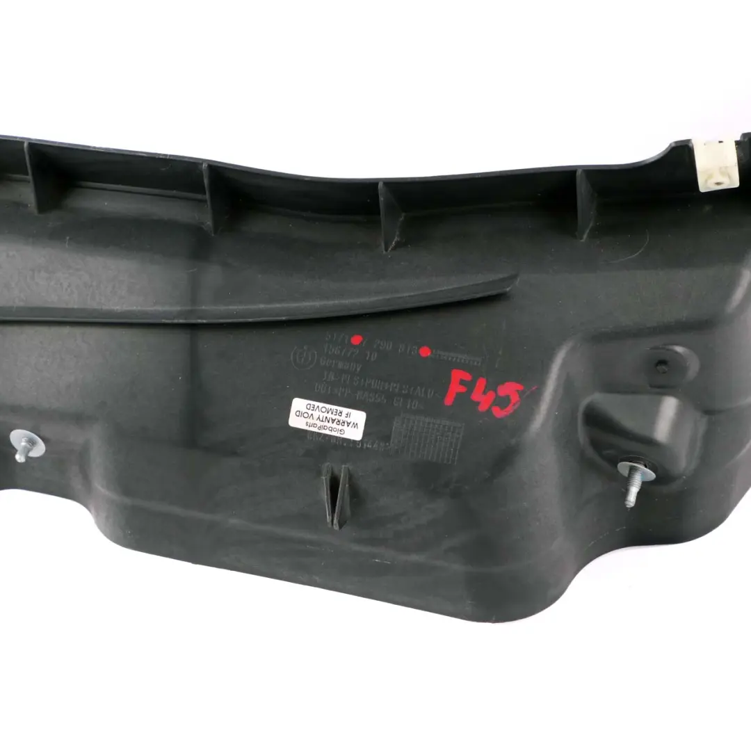 Bulkhead Rear Engine Bay Top Upper Section Plastic Trim Panel to BMW 2 F45 F46 with Part number 7290813 BMW 2 F45 F46 Bulkhead Rear Engine Bay Top Upper Section Plastic Trim Panel - SKU 7290813 - Part number 7290813