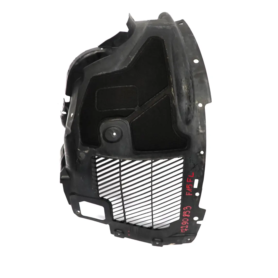 Rad kasten vorne links Gehäuse abdeckung Spritz schutz für BMW X5 F15 mit Teilenummer 7290853 BMW X5 F15 Rad kasten vorne links Gehäuse abdeckung Spritz schutz - SKU 7290853 - Teilenummer 7290853
